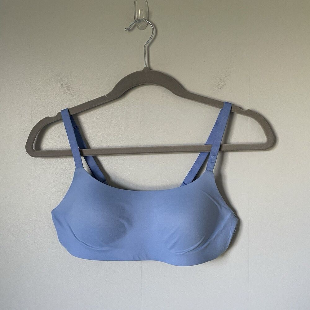 Aerie SMOOTHEZ Bra-ish Wireless Bralette Bra Supportive Comfort Blue Size Small